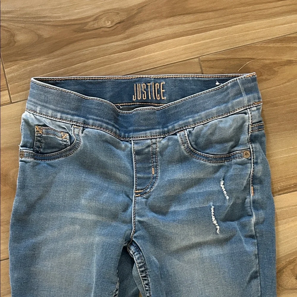 Justice Distressed Skinny Jeans